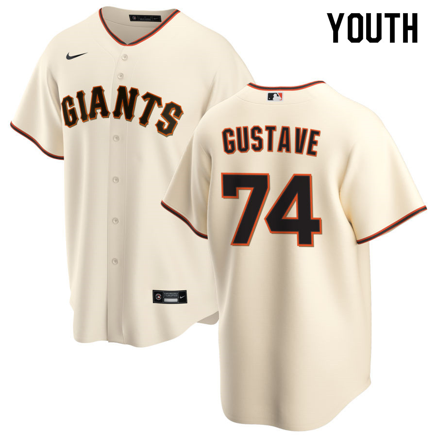 Nike Youth #74 Jandel Gustave San Francisco Giants Baseball Jerseys Sale-Cream
